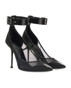 Alexander McQueen Punk Pumps With Strap -Italist Store 91a9a62baaf5a724db0c6b2a3ba9de9c