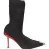 Alexander McQueen Rib Knit Boots