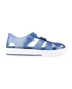 Dolce & Gabbana Blue Sandals For Kids With Logo