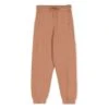 MSGM Brown Joggers With Logo Patch On The Back