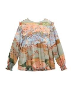 Chloé Ceremony Blouse With Graphic Print