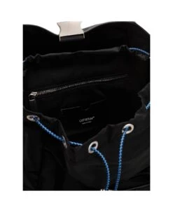 Off-White Black Nylon Backpack -Italist Store 98bc505560bd1c59ecd8bd2b67a9bd9b