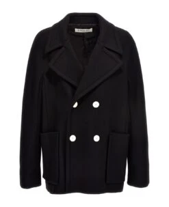 Lanvin Double Breast Kimono Coat