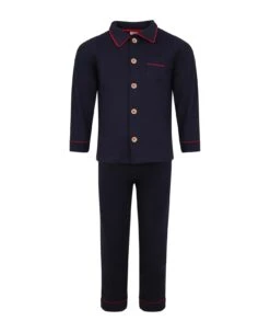 PETIT BATEAU Blue Pjamas For Boy With Logo