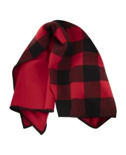 Woolrich Pure Wool Check Scarf