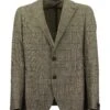 Prince Of Wales Jacket In Wool, Silk And Cashmere
