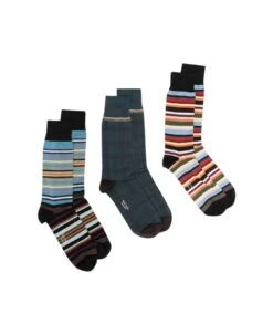 PAUL SMITH Men Sock 3 Pack Black