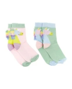 Stella McCartney Kids Unicorn Socks 2-pack