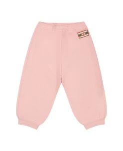 Gucci Pink Trousers For Baby Girl With Double G