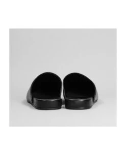 Balenciaga Cosy New Bb Slipper-mule In Black Leather -Italist Store a129393024598e863685880f2d43d4f7