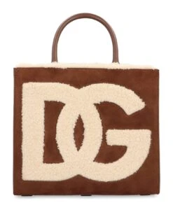 Dolce & Gabbana Suede Tote Bag