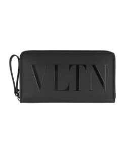 Valentino Garavani - Logo Leather Wallet