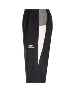 Balenciaga Logo Print Panelled Track Pants -Italist Store a2024f2bc312fd6a04536251f4b1ca6a