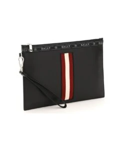 Bally Leather Benery Pouch -Italist Store a272b9b6f440c0aed69a63119410ed87