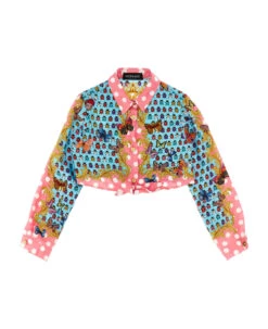 Versace Heritage Butterflies & Ladybugs Kids' La Vacanza Capsule Shirt