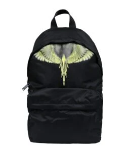 Black Backpack For Boy With Wings
