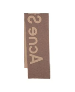 Acne Studios Logo Jacquard Scarf