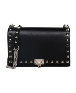 Valentino Garavani "rockstud" Bag In Calfskin