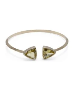 Lo Spazio Yellow Beryl Bangle