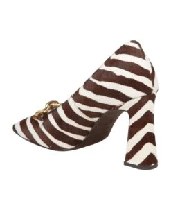 Tory Burch Pump Jessa In Zebra Pony With Gold Buckle -Italist Store a6d49031e219eba0c569ae3fd1637d9d