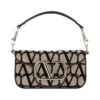 Valentino Garavani Small Shoulder Bag Locò Toile Iconographe