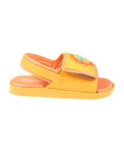 Melissa Orange Sandals For Kids With Sun And Cloud