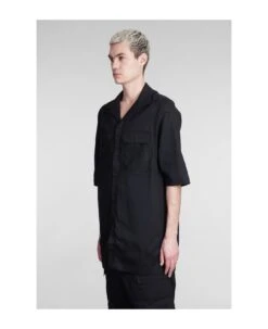 Magnum Shirt Shirt In Black Cotton -Italist Store a7c7f7e9d6ee025adcba15e9c5f56cf5