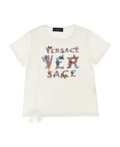 Versace 'heritage Butterflies & Ladybugs Kids' Capsule The Vacation T-shirt