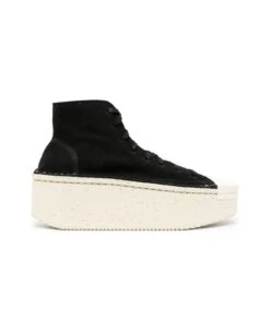 Y-3 Round-toe Platform Sneakers