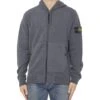 Stone Island Compass-motif Drawstring Cotton Hoodie