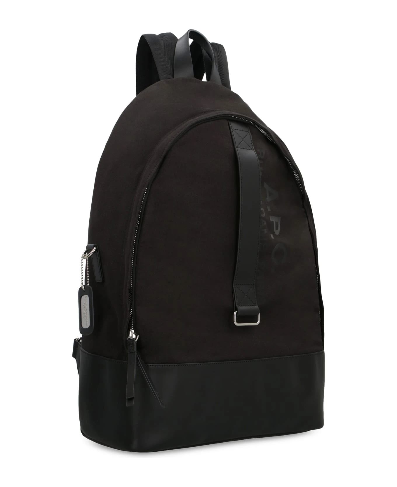 A.P.C. Sense Leather And Canvas Backpack 3 A.P.C. Sense Leather And Canvas Backpack - Image 3