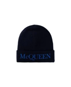 Alexander McQueen Cashmere Beanie With Logo