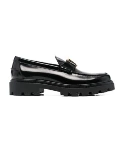 Tod's T Timeless Loafers In Black Leather