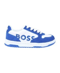 Hugo Boss Light Blue Sneakers For Boy