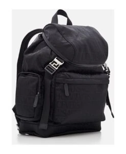 Versace Nylon Backpack -Italist Store b00f3ca343bf22c369bc6559dc25ad59