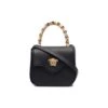 Versace La Medusa Mini Bag In Black Leather Woman