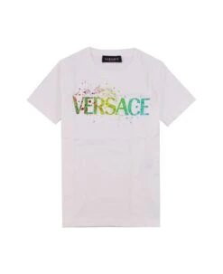 Versace T-shirt With Logo Print