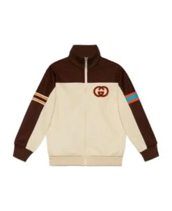 Gucci Chocolate Brown Cotton Jacket