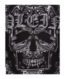 PHILIPP PLEIN Foulard Paisley Bomber Jacket In Black Wool And Leather -Italist Store b3e1990436e2c2ae5078baccacd63ac2