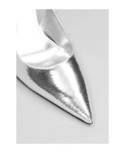 Paris Texas Lidia Pumps In Silver Leather -Italist Store b4741b3afe7b12e0e30820285c62f891