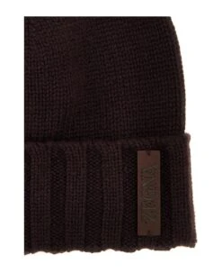 ZEGNA Cachemire Logo Beanie -Italist Store b5056fd5b05eef13956c3d9598ee257a