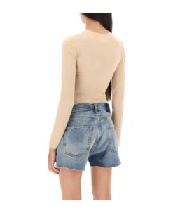 Maison Margiela Second Skin Long Sleeve Bodysuit -Italist Store b60a74c986b7b82dde9194cf80d990dd