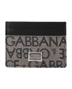Dolce & Gabbana Jacquard Logo Card Holder