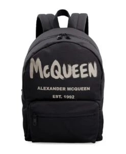 Alexander McQueen Metropolitan Logo Detail Backpack