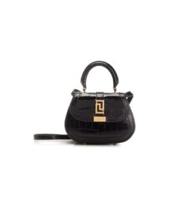Versace Embossed Leather Mini Bag