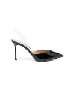 Aquazzura V Plexi 85 Slingback