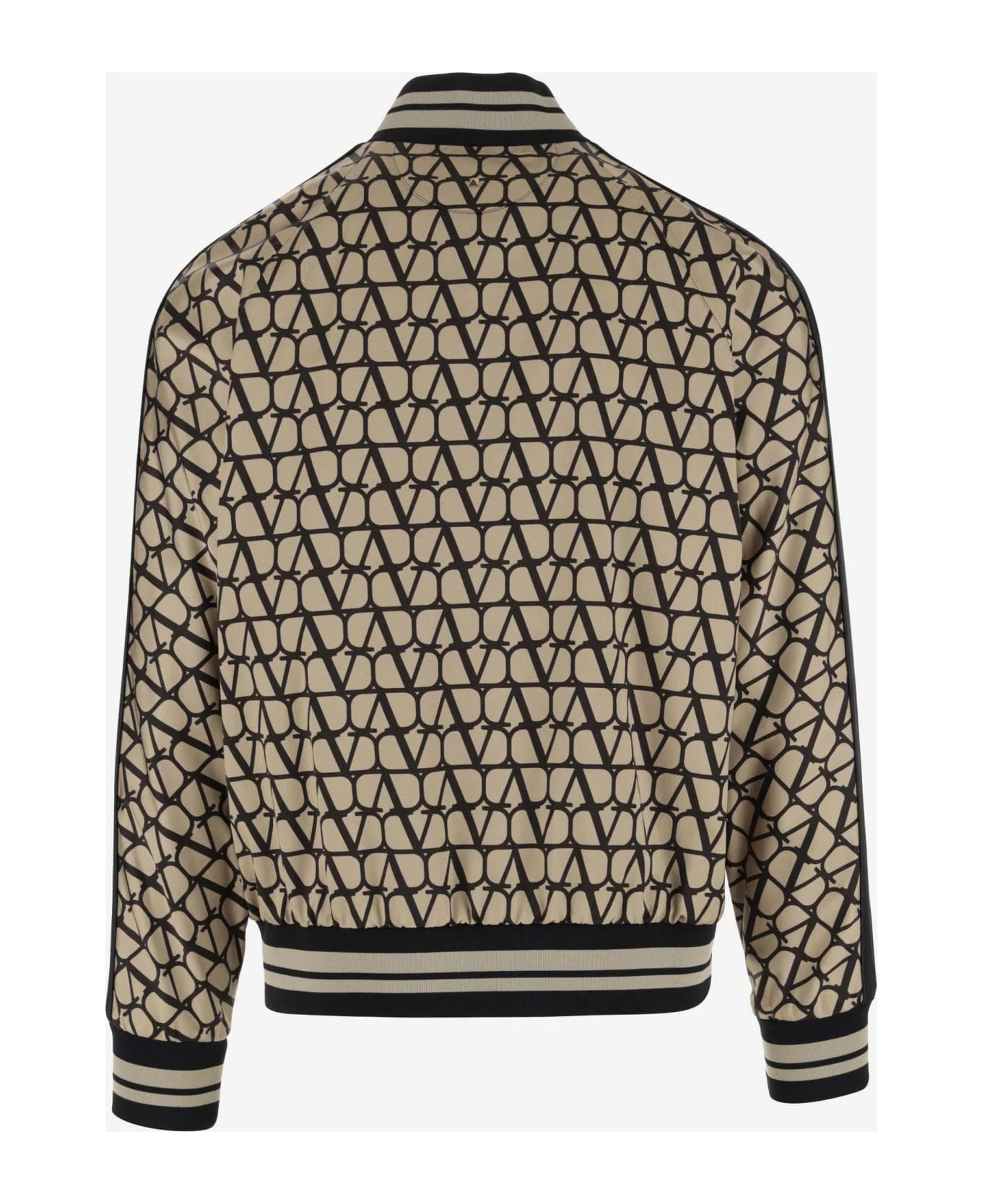 Valentino Viscose Bomber Jacket With Iconographe Toile Print 2 Valentino Viscose Bomber Jacket With Iconographe Toile Print - Image 2