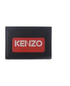 Card Holder Kenzo "kenzo Paris" In Leather