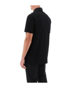Versace Barocco Silhouette Polo Shirt -Italist Store bbcdeb50d9bf163a38880df245802c96