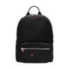 Kiton Black Nylon Backpack With Logo